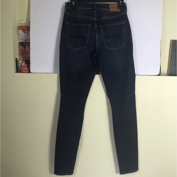 Lucky Brand Olivia Ankle Skinny High Waist Jean Stretch Slim Medium Blue Pant 2 - Picture 3 of 16
